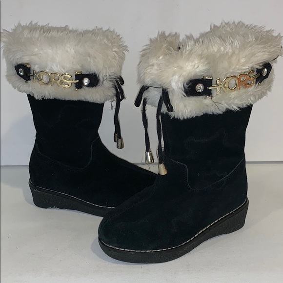 Michael Kors Other - 🌷Michael Kors Toddler Girl 7 Black Leather Boots
